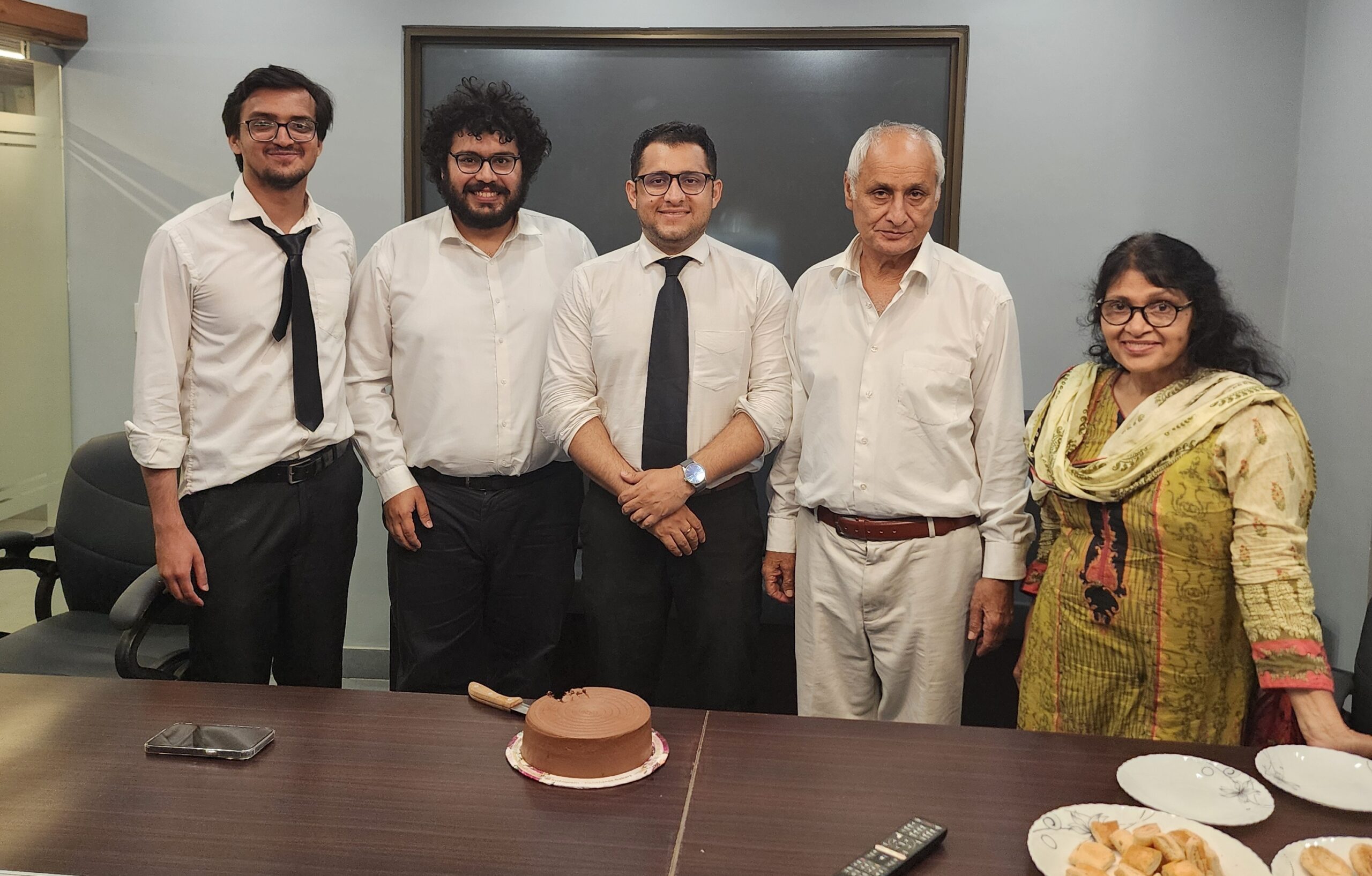 Celebrating the birthday of our colleague Manesh Kumar